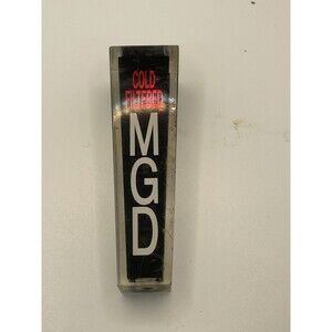 Vintage MGD Cold Filtered 4.5'' Beer Tap handle